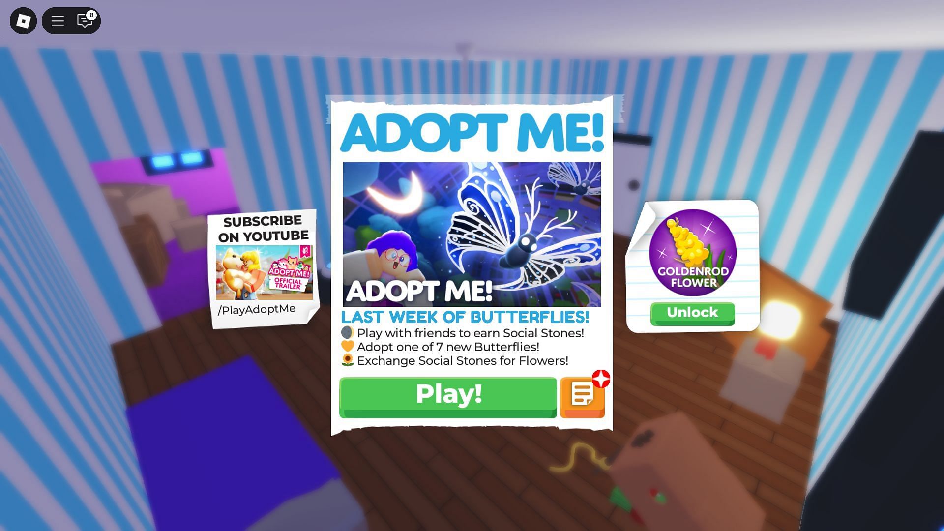 In-game titles (Image via Roblox)